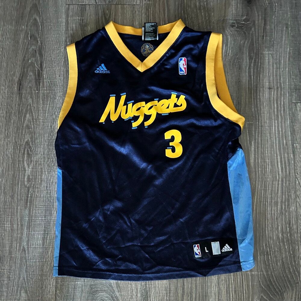 Jersey adidas blue jouth size 14 nuggets